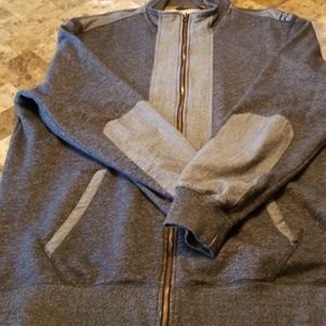 Sean john big and tall full zip sweater jacket